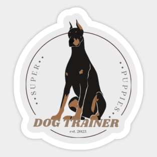 Dog Trainer Doberman Sticker